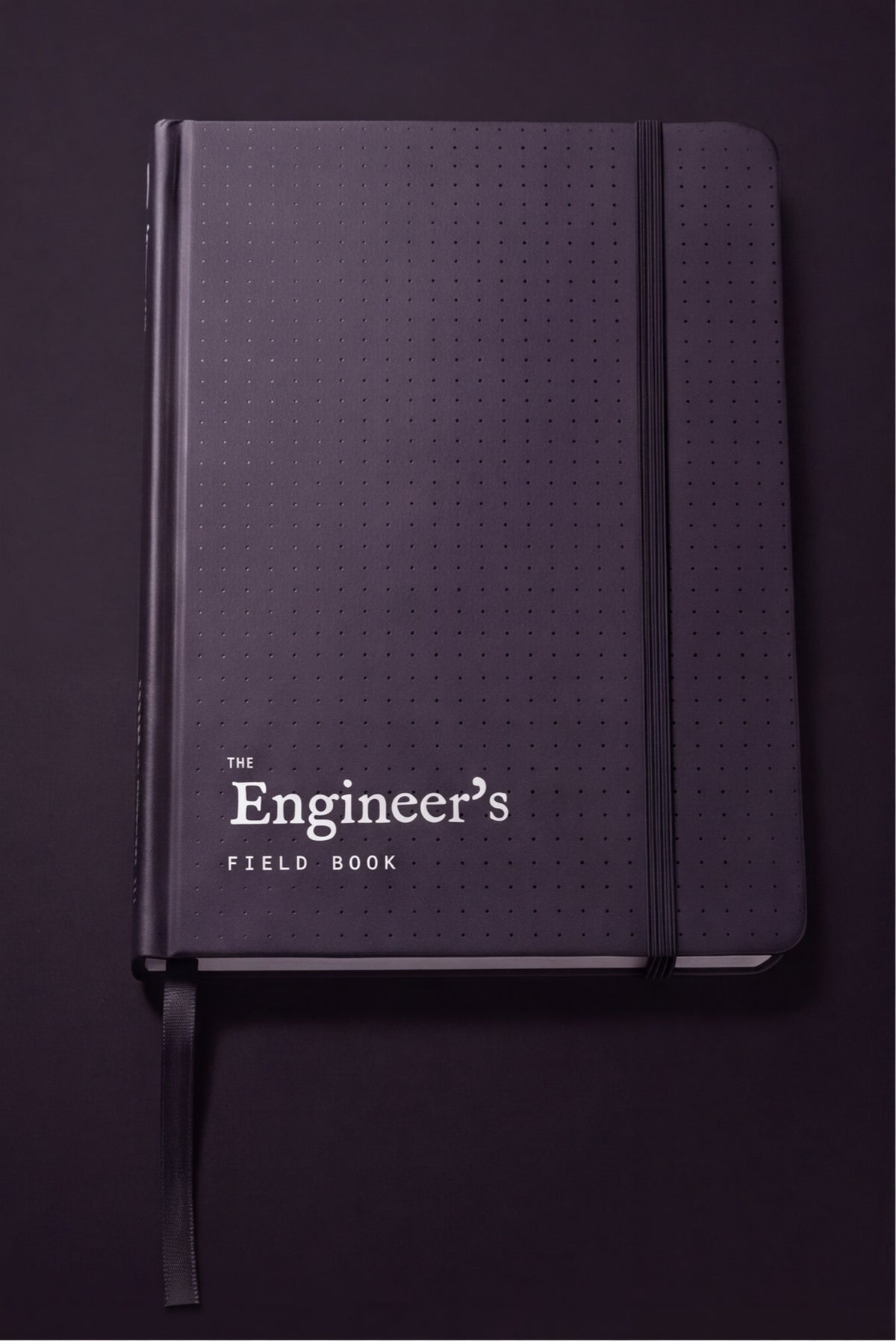 Engineer's Field Book Pro Annual bundle, the hardcover notebook with elastic closure and ribbon marker